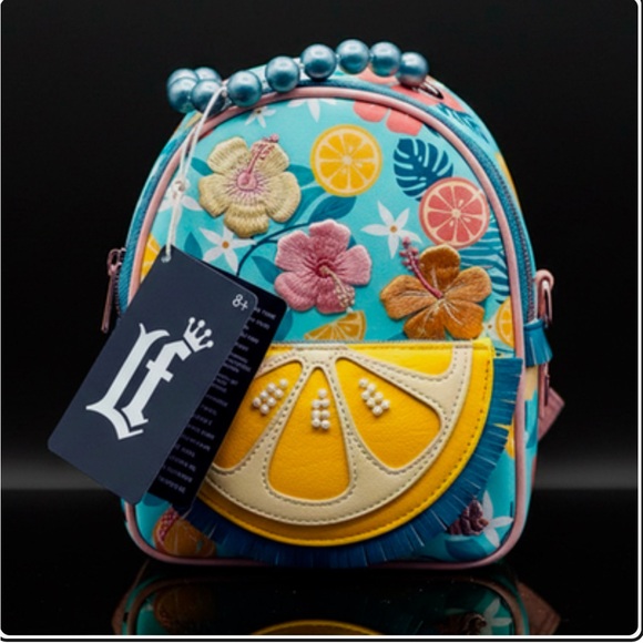Loungefly Handbags - Loungefly Floral Citrus Backpack - Large
(full size version)